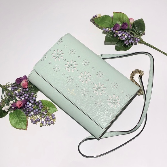 kate spade Handbags - Kate Spade Mint Green Valencia Crossbody Purse
